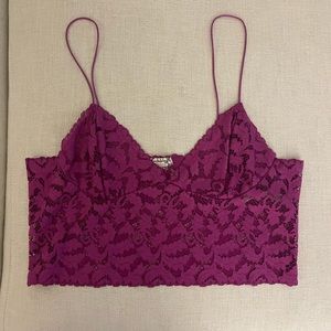Free People Lace Crop Top